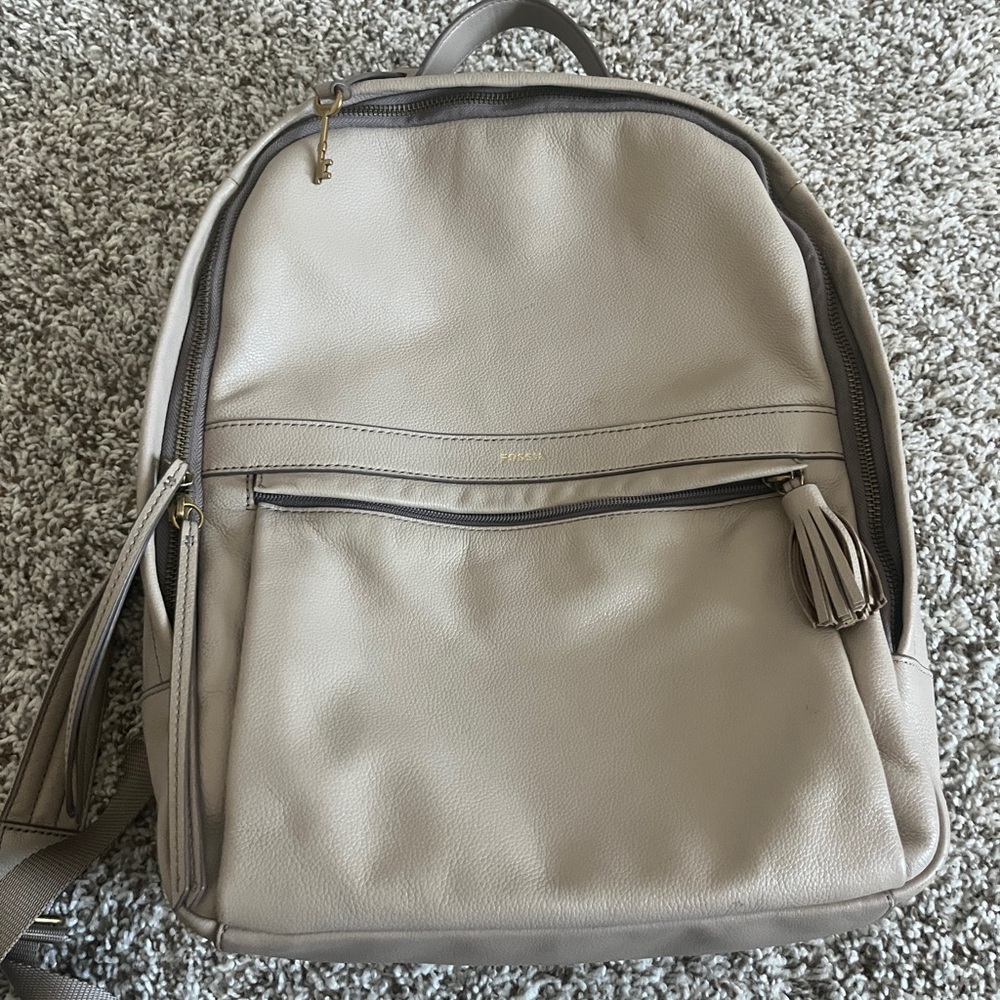 Fossil Leather Backpack - Picture 2 of 9
